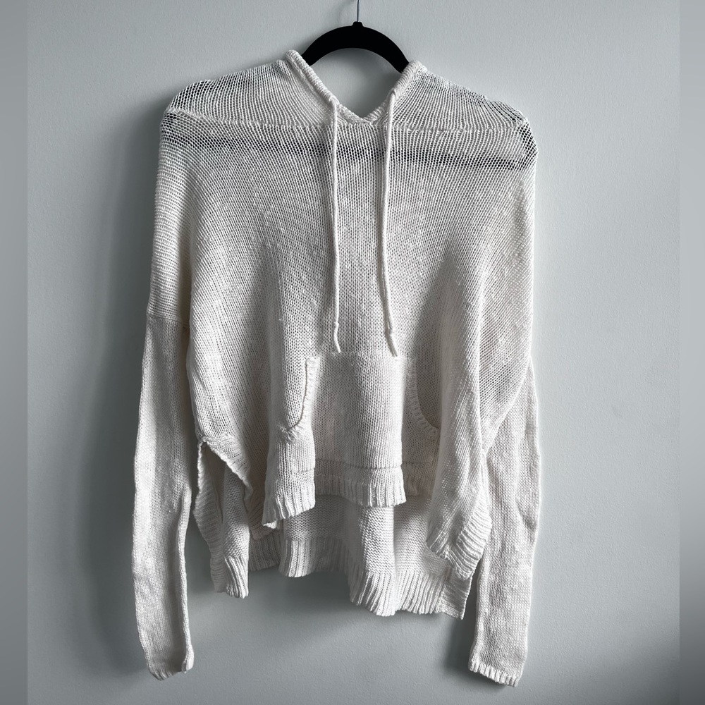 Off white holey sweater